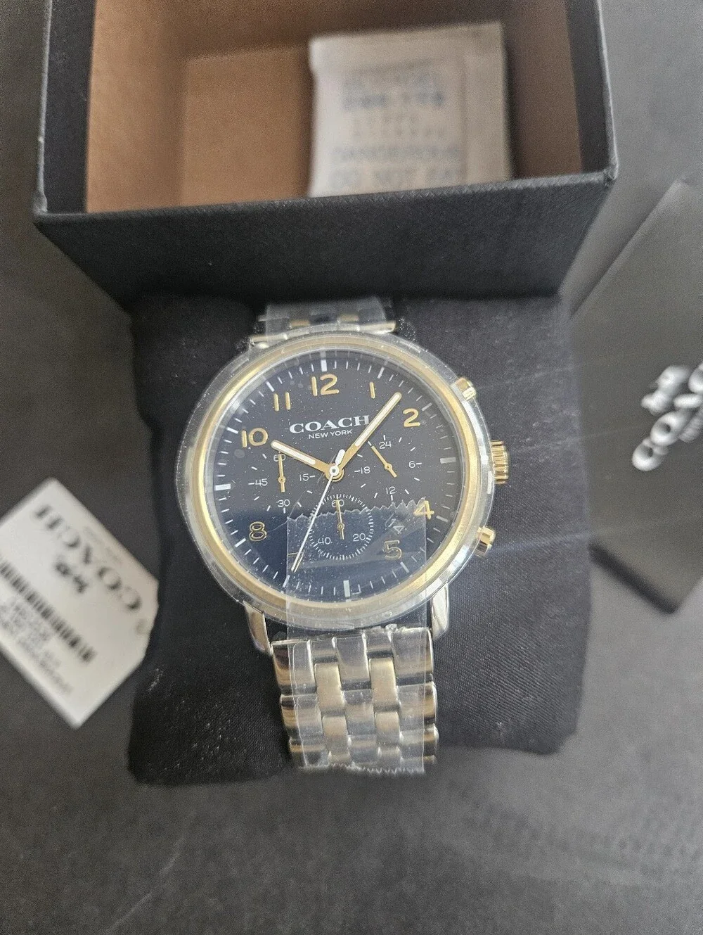 Coach Harrison Men's Watch 42mm Stainless Steel Link Bracelet